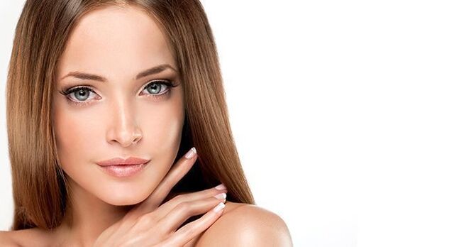 Laser skin restoration techniques allowed the girl to easily get rid of various flaws.